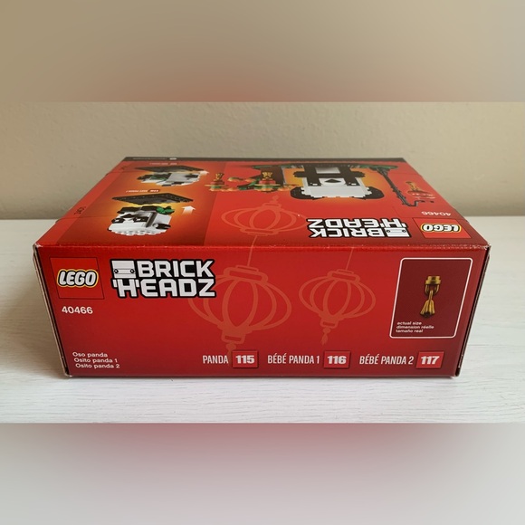 LEGO Brickheadz Chinese New Year Pandas Set 40466 - Picture 5 of 7